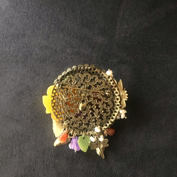 Vintage Stamp marked Laila Rowe brooch - Picture 7 of 9